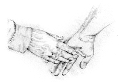 Drawing, Helen Semmler, Book Illustration for Ghost Ride by Rosemary Hayes; Page 56, 2010