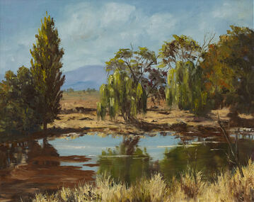 Painting - Hilda Page, Near Tumut NSW, 1989
