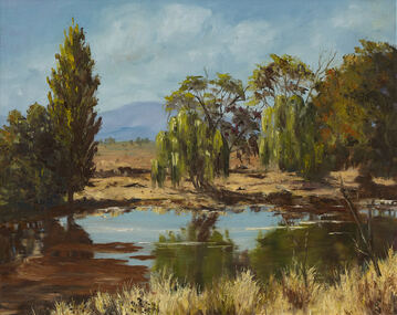 Painting, Hilda Page, Near Tumut NSW, 1989