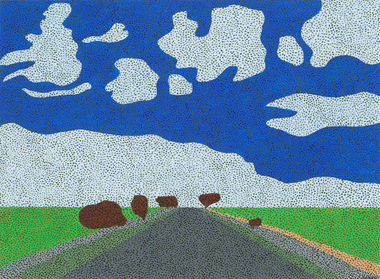 Painting, John Marshall, 'The Road to Nhill', 2007