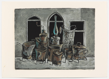 Print, Yosl Bergner, 'Still Life with Grater', Unknown