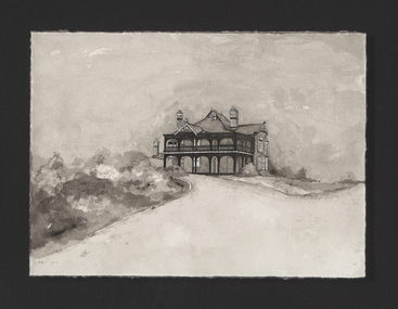 Drawing, Paul Compton, 'Homestead on a Hill', 2010