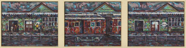 Painting, Moya Edwards, 'Bell Station'