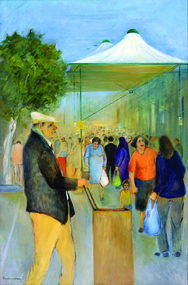 Painting - Mary Hammond, Mary Hammond, Preston Market, 2002
