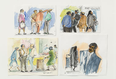 Work on paper, Mary Hammond, 'High St Northcote', 1987
