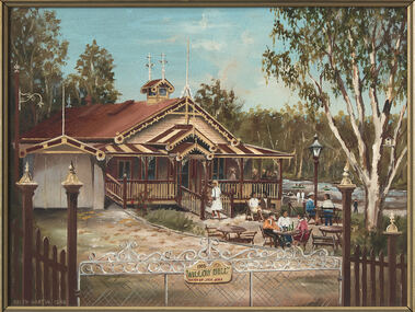 Painting, Keith Martin, 'Fairfield Boat Shed II', 1988