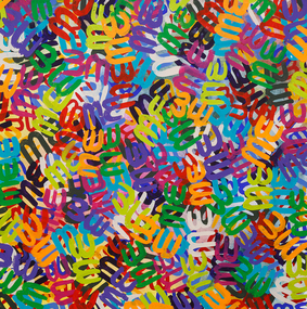 Painting, Richard Bell, 'Me, Me, Me', c2010