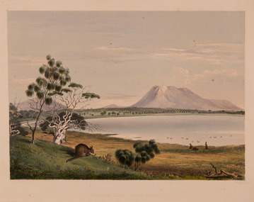 Artwork, other - Waungerri Lake and the Marble Range 1846 - 1847, George French Angas
