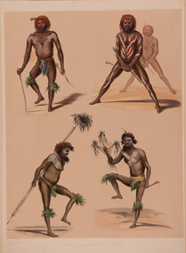 Artwork, other - Portraits of the  Aboriginal Inhabitants in their Various Dances, George French Angas