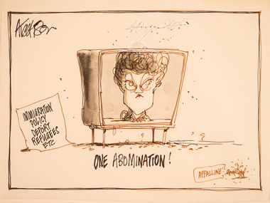 Work on paper - Untitled - Abomination!, Michael Atchison