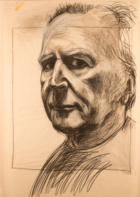 Work on paper - Study of a Portrait of Noel Counihan, Su Baker, 1980
