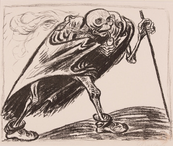 Artwork, other - Der wandernde Tod (The Wandering Death), Ernst Barlach