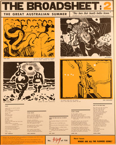 Artwork, other - The  Great Australian Summer 1967 Broadsheet No 2, Noel Counihan