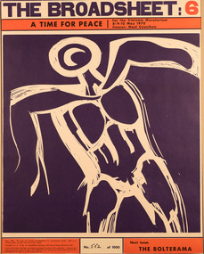 Artwork, other - A Time for Peace Broadsheet No 6, Noel Counihan