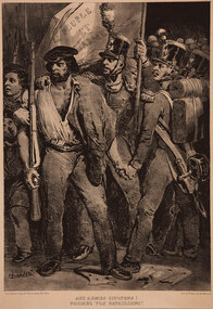 Artwork, other - Aux armes, citoyens! Formez vos bataillons! 1830?, Nicholas Toussaint Charlet