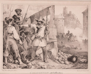 Artwork, other - The Stirring Speech [l'Allocution] 1830, Nicholas Toussaint Charlet