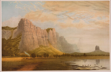 Artwork, other - Mount Arapiles- Sunset, Nicholas Chevalier