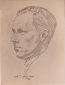 Artwork, other - [Untitled portrait drawing ]October 1933, Noel Counihan