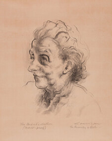 Work on paper - Artist's Mother 1948, Noel Counihan