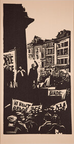 Artwork, other - The People have an Answer 1950, Noel Counihan