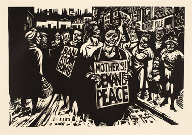 Artwork, other - Here Peace Begins 1950, Noel Counihan