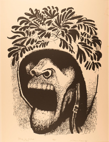 Artwork, other - Boy in Helmet 1968, Noel Counihan