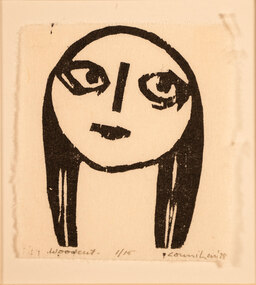 Artwork, other - Girl's Head 1978, Noel Counihan