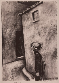 Artwork, other - Old Woman 1981 - 'Images of Opoul Series' No 5, Noel Counihan