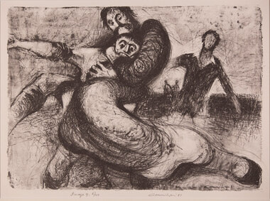 Artwork, other - Sunday Afternoon Rugby 1981 Series of Opoul No 9, Noel Counihan