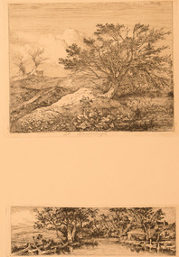 Artwork, other - (1) At Bawburgh / (2) Untitled, John Crome