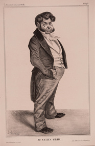 Work on paper - 64 Mr Cunin Grid, Honore Daumier