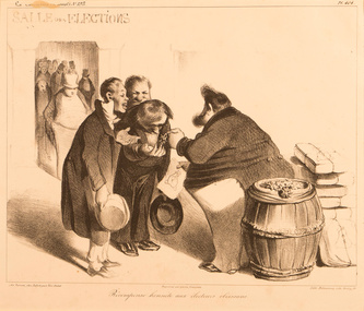 Artwork, other - (La Caricature), Honore Daumier