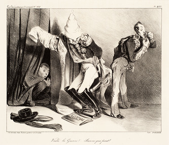 Artwork, other - 107 Voila la Guerre, Honore Daumier