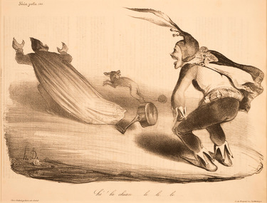 Artwork, other - 187 He la chian ...li ...li ...li [as Rogelet], Honore Daumier