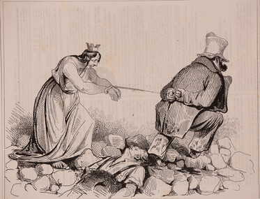 Artwork, other - 206 Dieu mene la France, Honore Daumier