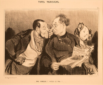 Artwork, other - 561Pas fameux, Honore Daumier