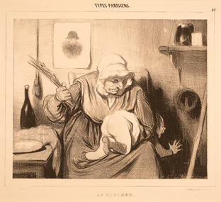 Artwork, other - 598 Le Toucher, Honore Daumier