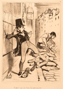 Artwork, other - 694 Fichtre! ... que ces atres-la son sciants !, Honore Daumier