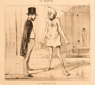 Artwork, other - 783 Une Profession de Foi, Honore Daumier