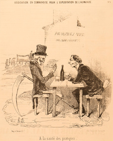 Artwork, other - 796 Association en commandite pour l'exploitation de l'humanite, Honore Daumier