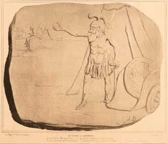 Artwork, other - 932 Le colere d'Agamemnon, Honore Daumier