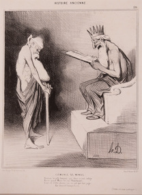 Artwork, other - 974 Clemence de Minos, Honore Daumier