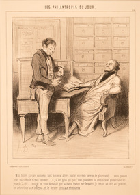 Artwork, other - 1306 Mon brave garcon, vous etes fort heureux, Honore Daumier