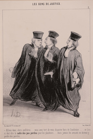 Artwork, other - 1343 Allons donc, chers confreres...[Gen de Justice], Honore Daumier
