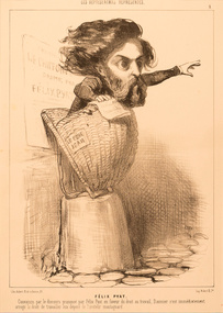 Artwork, other - 1807 Felix Pyat, Honore Daumier