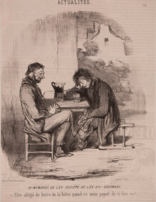 Artwork, other - 2045 Ex-membres de l'ex societe de l'ex-dix-decembre, Honore Daumier