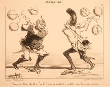 Artwork, other - 2047 L'Empereur a'Austriche et Le Roi de Prusse, Honore Daumier