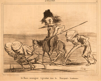 Artwork, other - 2508 Les Russes encourageant ! agriculture dans les Principautes Danubiennes, Honore Daumier