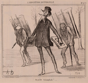 Artwork, other - 2664 Marche Triomphale !, Honore Daumier