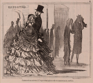 Artwork, other - 2668 Comment on entrera, Honore Daumier